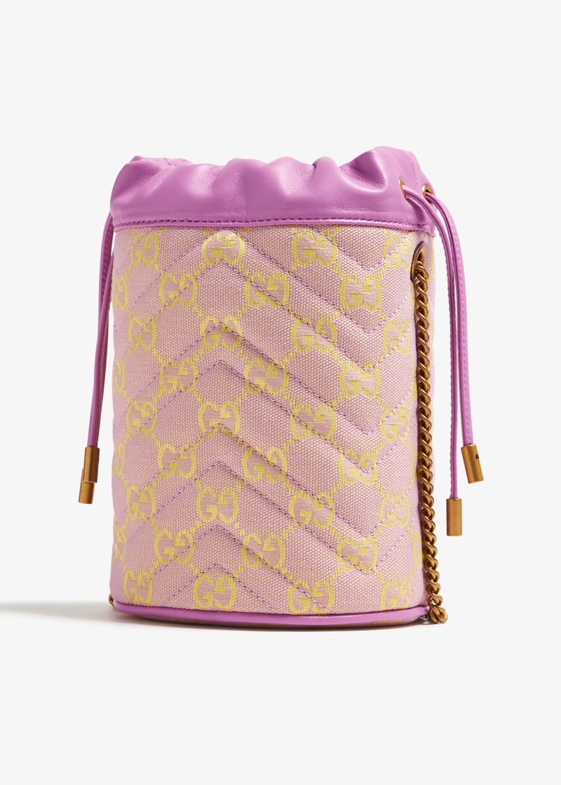 Gucci GG super mini bucket bag for Women - Purple in UAE