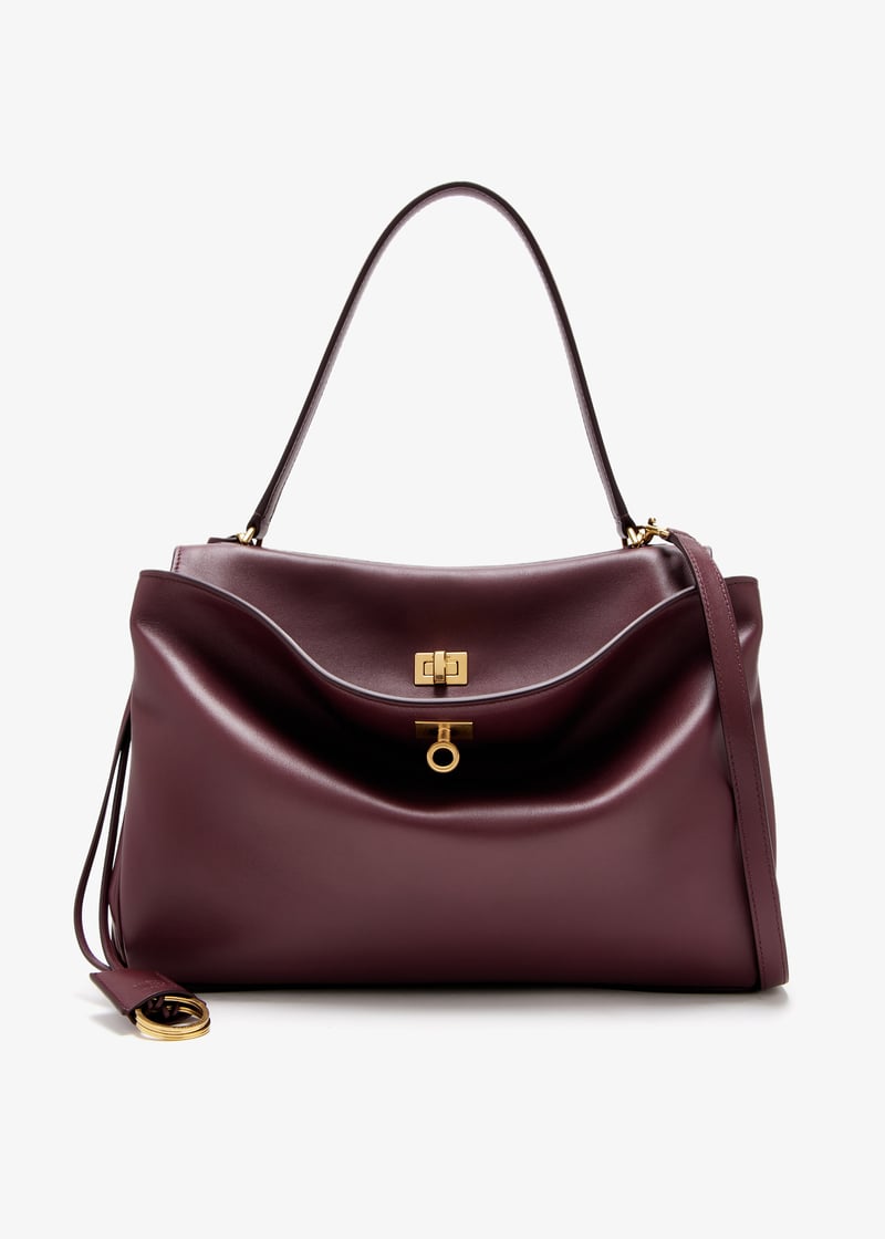 Balenciaga Rodeo medium handbag for Women - Burgundy in UAE