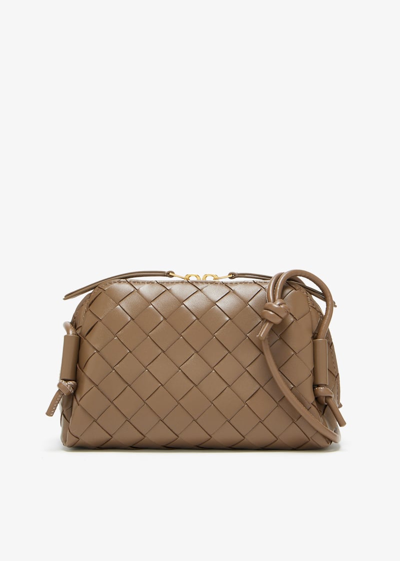 正規店買付【BOTTEGA VENETA】ブラウン コンサート バッグ SALE価格《Bottega Veneta》イントレチャート コンサートポーチ