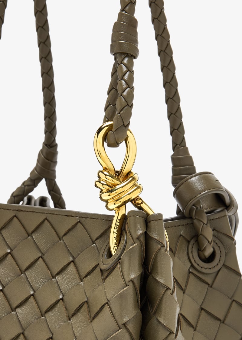 【BOTTEGA VENETA】スモール パラシュート カーキ Bottega Veneta Small Parachute bag for Women - Khaki in