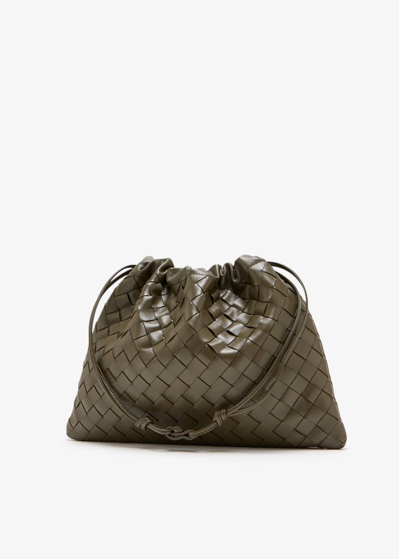Bottega Veneta Medium Dustbag clutch for Women - Khaki in