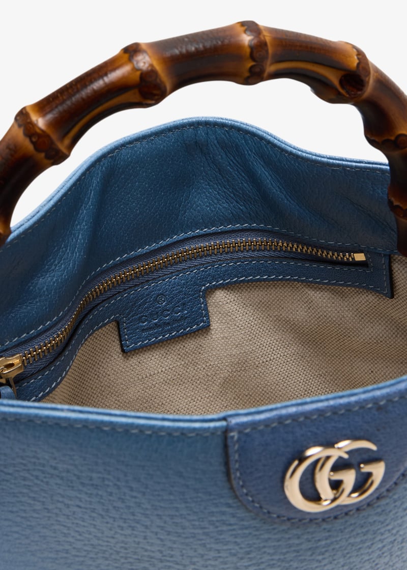 ショルダーバッグ・ポシェット GUCCI DIANA SMALL LEATHER SHOULDER BAG BLUE Gucci Diana NM Bamboo Handle Tote Leather Mini Blue | eBay