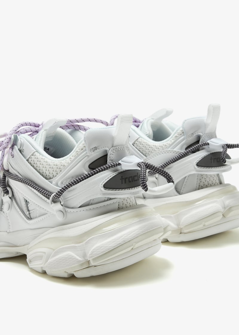 【送料&関税込】Balenciaga track Trail Laces White Low Top S Women's Track Trail Laces Sneaker in White/lilac | Balenciaga US