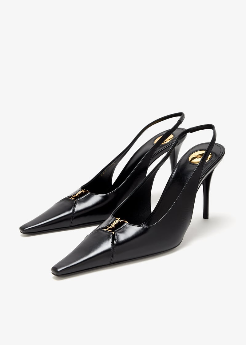 【25SS NEW】SAINT LAURENT_women / Babylone 90 レザーミュール BABYLONE mules in smooth leather | Saint Laurent | YSL US