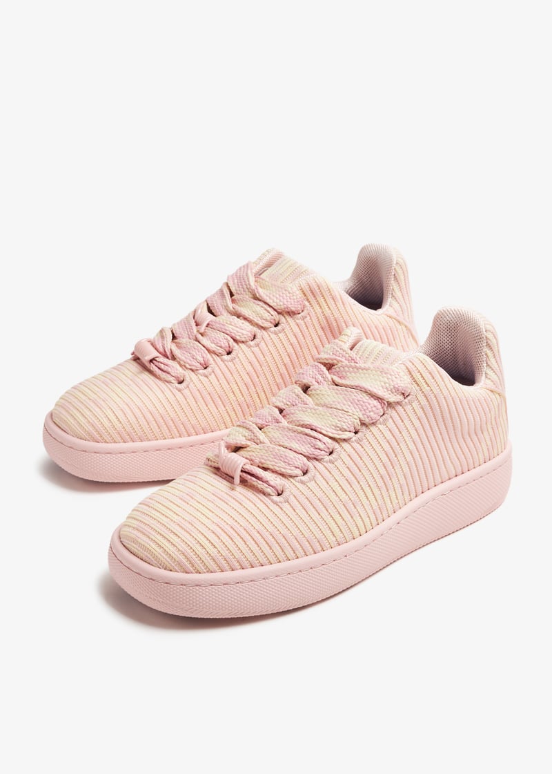 Burberry Box sneakers for Women - Pink in UAE | Level Shoes