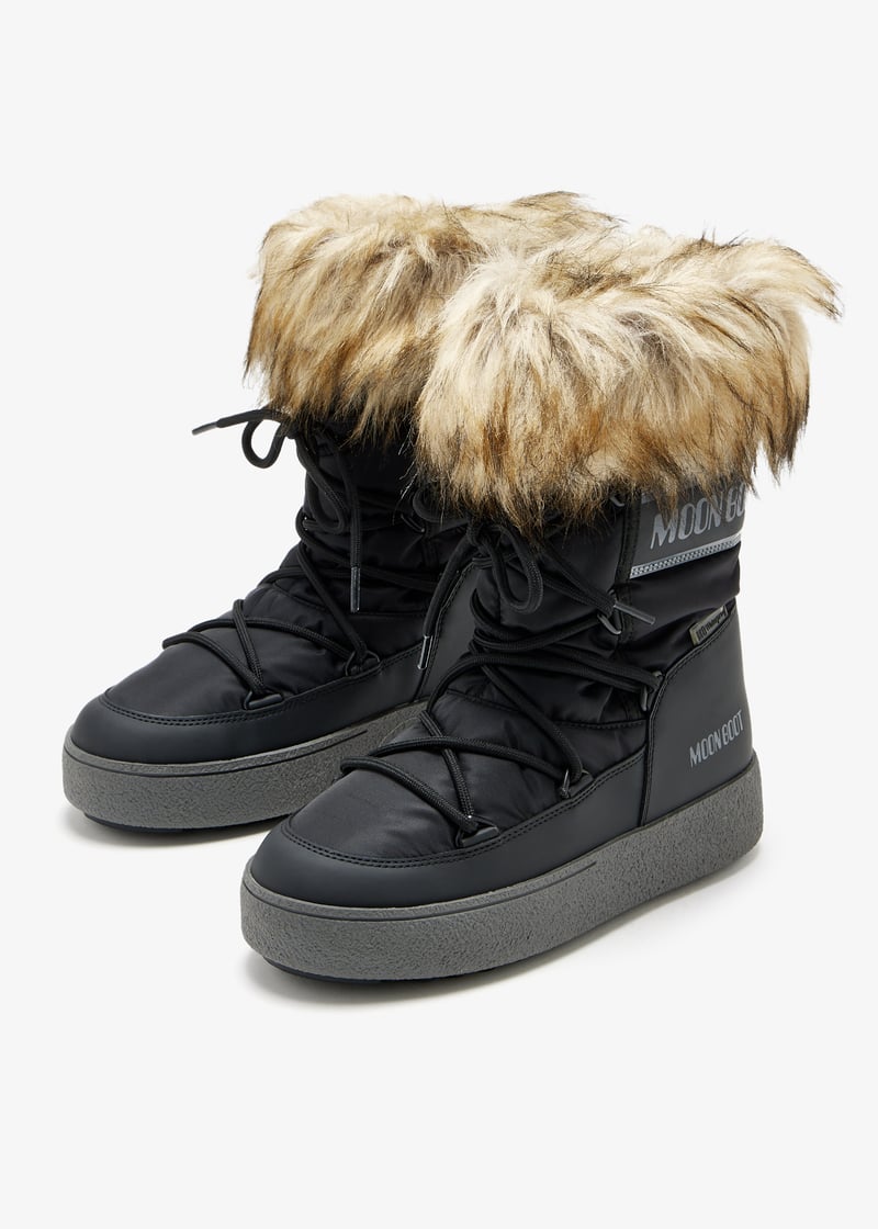 ブーツその他 MOON BOOT Woman Boots Black 80D1408900 N001 Moon Boot LTrack Monaco boots for Women - Black in UAE