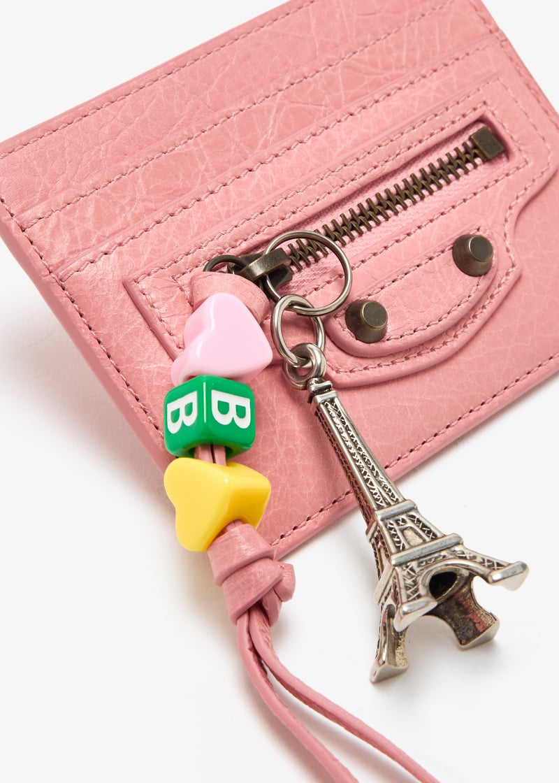 ●送料込●BALENCIAGA●Card Holder Sweet Pink/L Bl Balenciaga - Le Cagole Card Holder in Pink Balenciaga