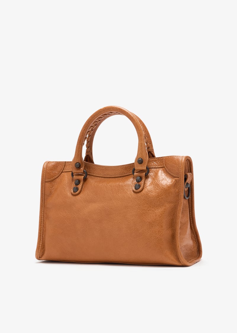 ☆大人気ライン☆ BALENCIAGA CITY SMALL LEATHER HANDBAG BROWN Balenciaga City Bag Brown – Amber Handbags