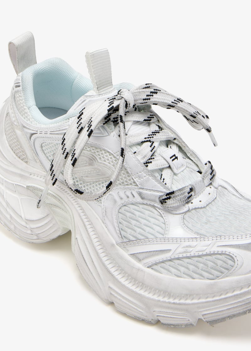 スニーカー BALENCIAGA  Balenciaga Sneakers Women Fabric White Women's 6xl Sneaker in White | Balenciaga NL
