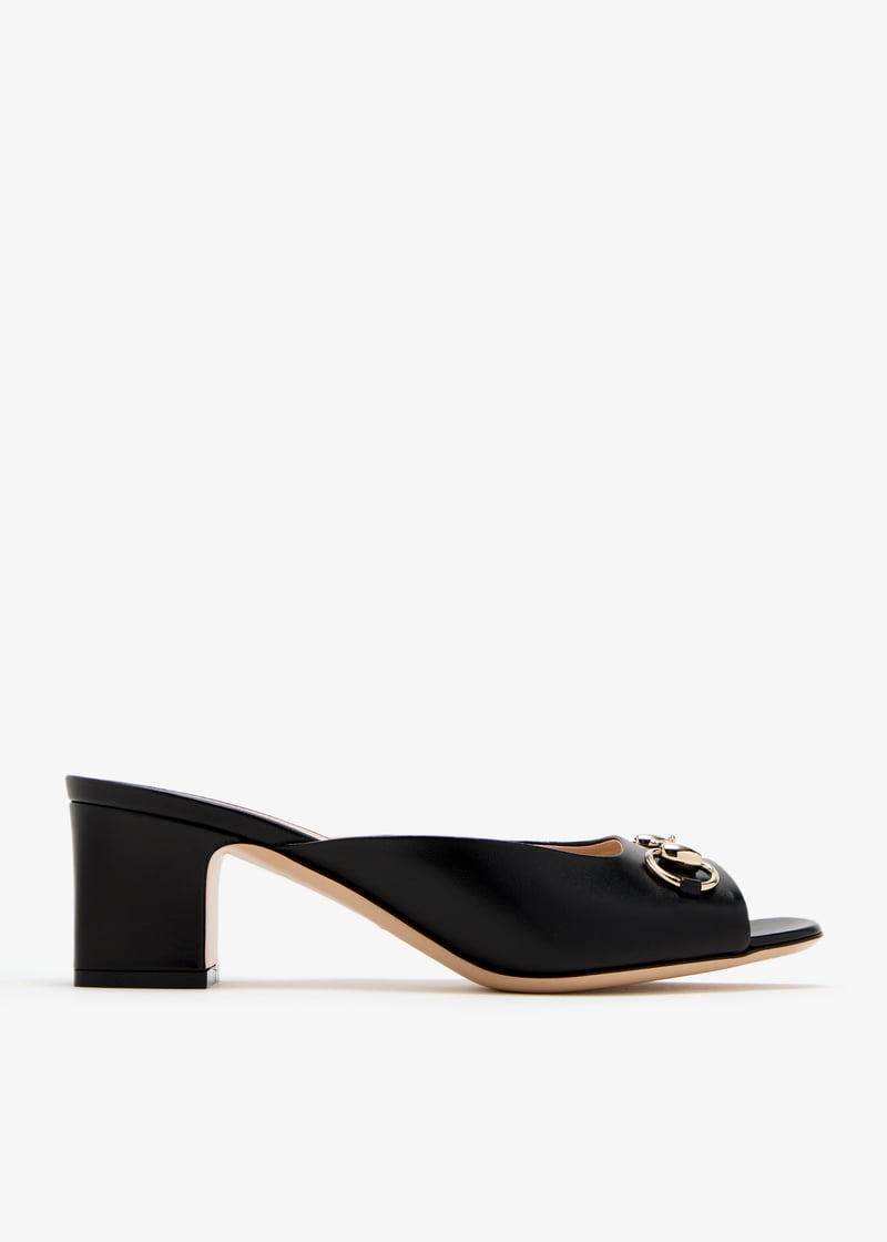 シューズ・サンダルその他 GUCCI Women Shoes 816590C9D00 Black Gucci Signoria slingback pump in black patent leather