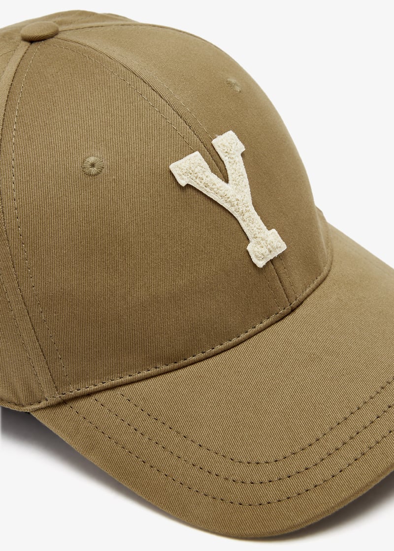 Saint Laurent Y varsity cap for Women - Beige in Oman