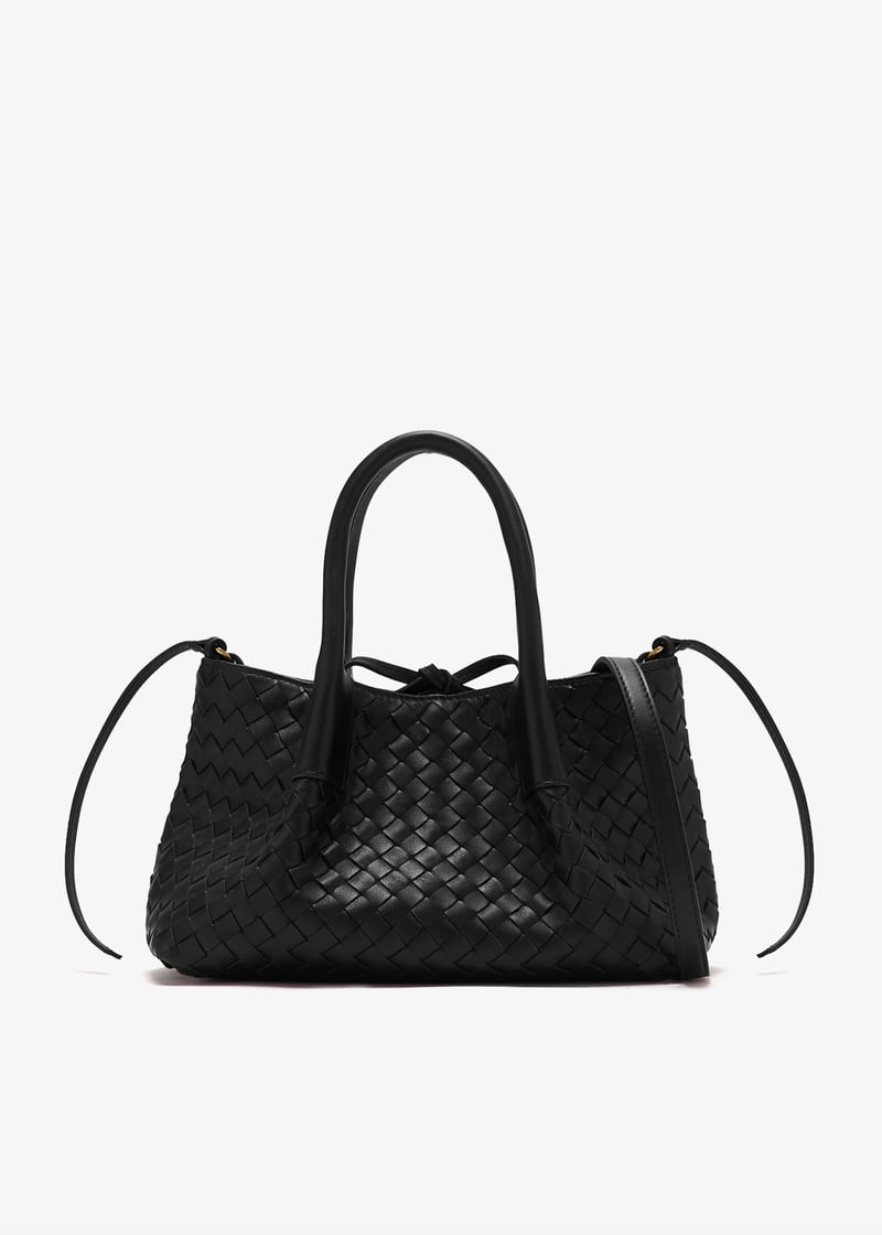 Bottega Veneta Small Pinacoteca tote bag for Women - Black