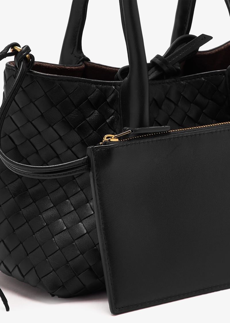 Bottega Veneta Small Pinacoteca tote bag for Women - Black