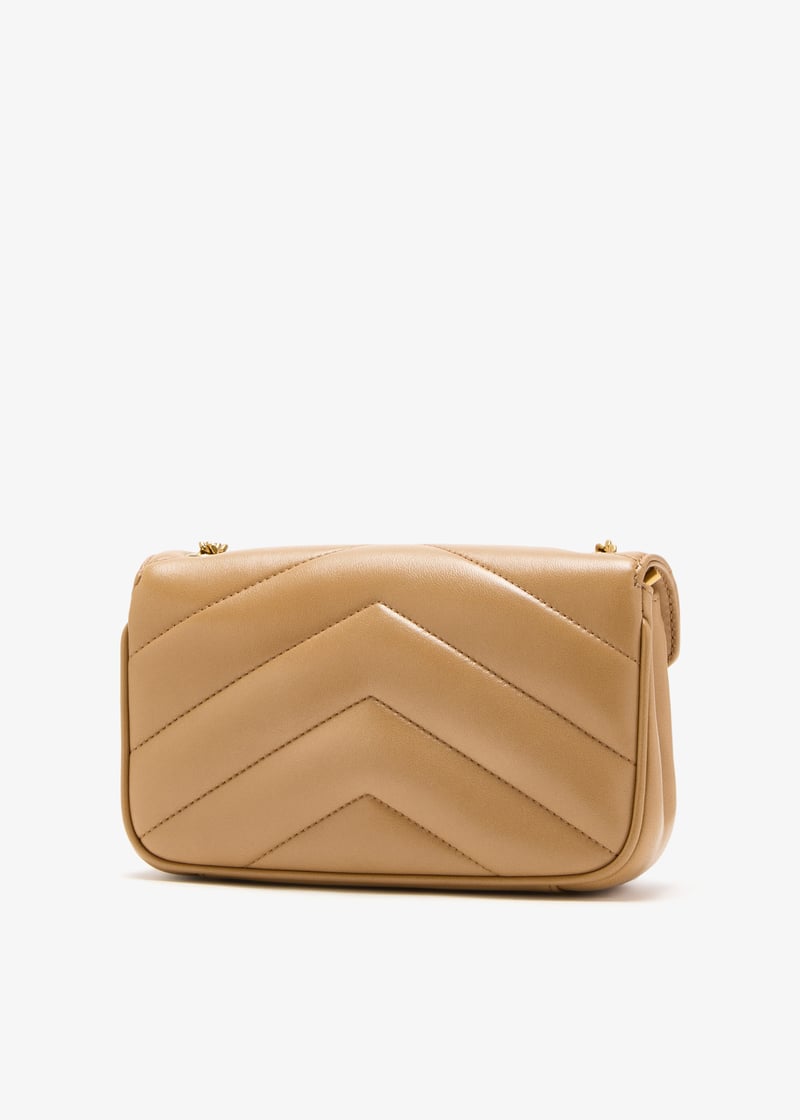 バッグ・カバンその他 SAINT LAURENT Woman Mini bag Beige 764809AABVP 2357 Saint Laurent Loulou mini chain bag for Women - Beige in