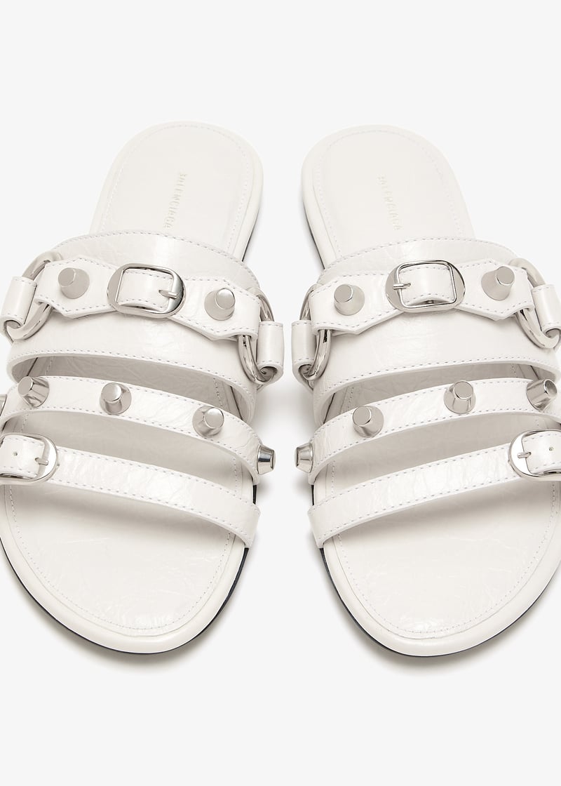 サンダル・ミュール Balenciaga City Slide Sandals In Arena Leather Balenciaga City slide sandals for Women - Black in UAE