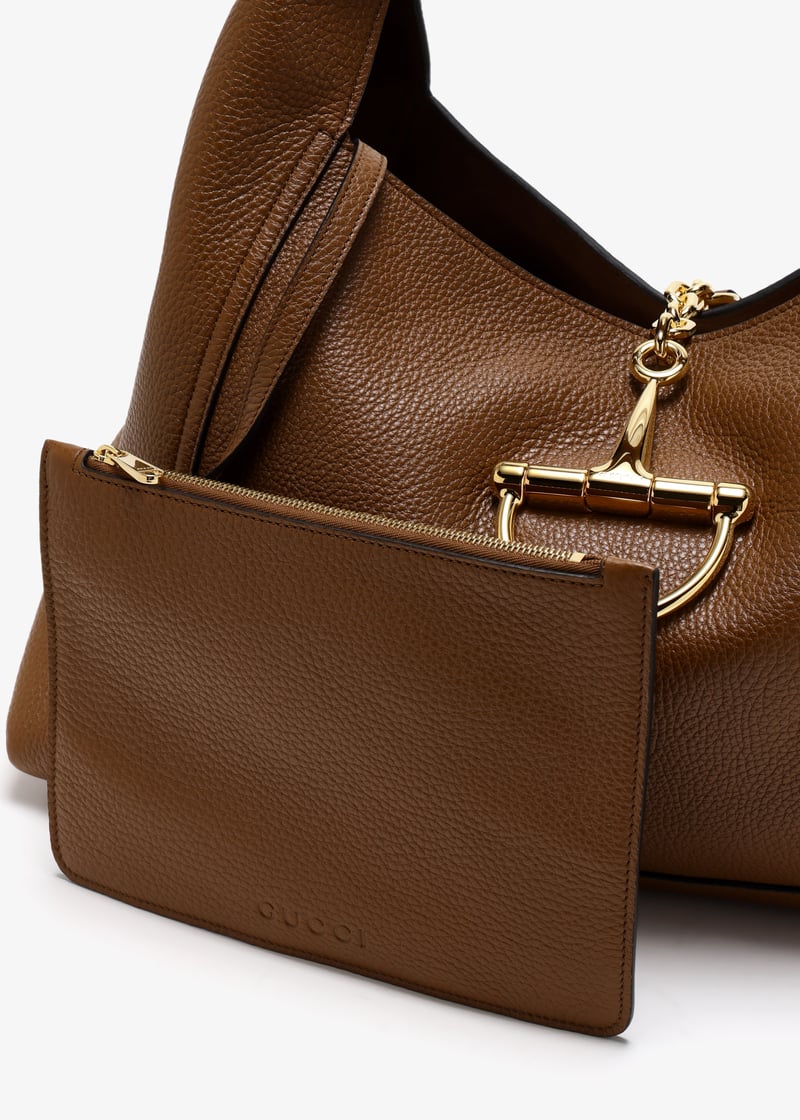 Gucci Softbit large shoulder bag for Women - Brown in KSA