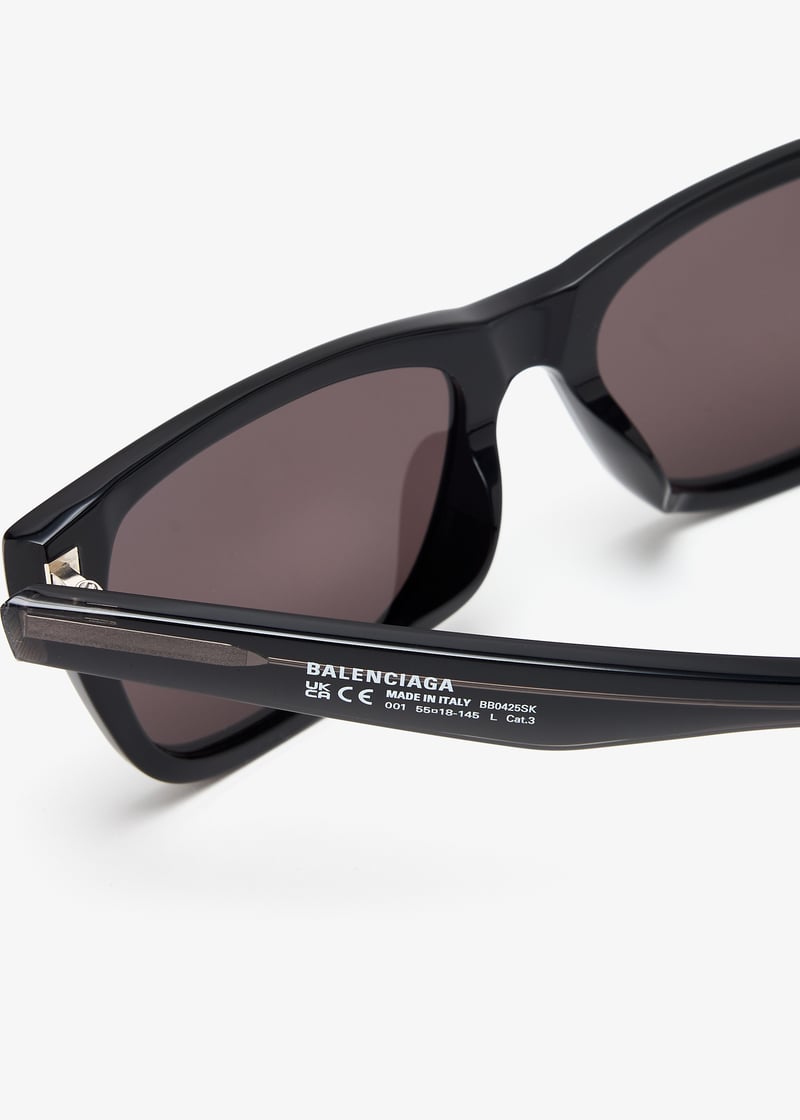 サングラス BALENCIAGA FW25 Black acetate sunglasses (837755T0039 1136) Balenciaga Soho Square AF sunglasses for ADULT-UNISEX, Men