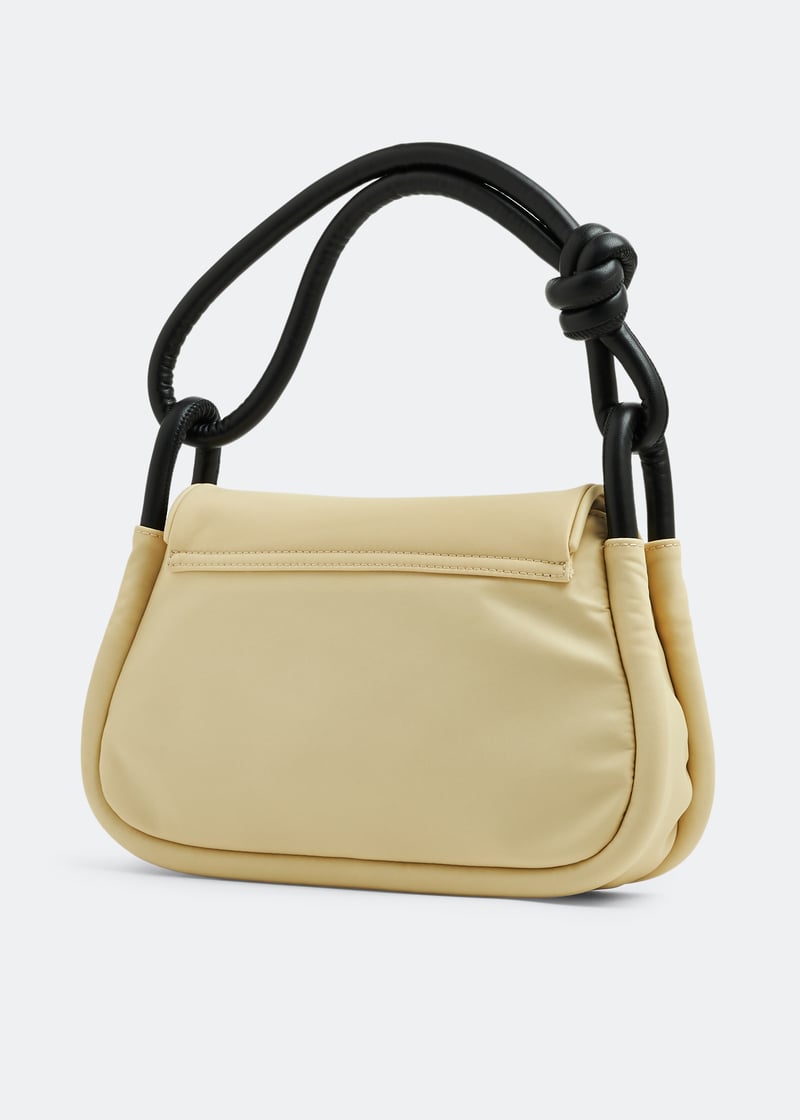 【GANNI】Knot Flap Over Shoulder Bag Ganni Knot Flap Over Bag in Pale Khaki | REVOLVE