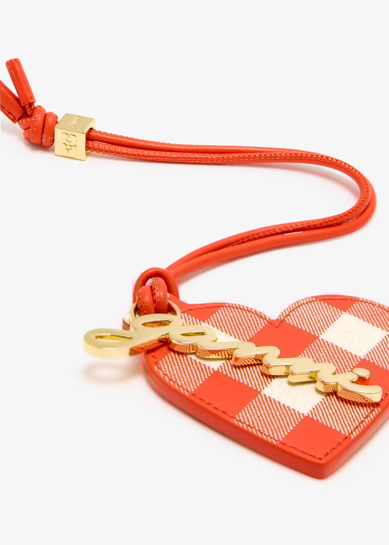【関税&送料込】Ganni Heart-Shaped Mirror Bou Red Ganni Bou Heart Mirror - Red | Garmentory