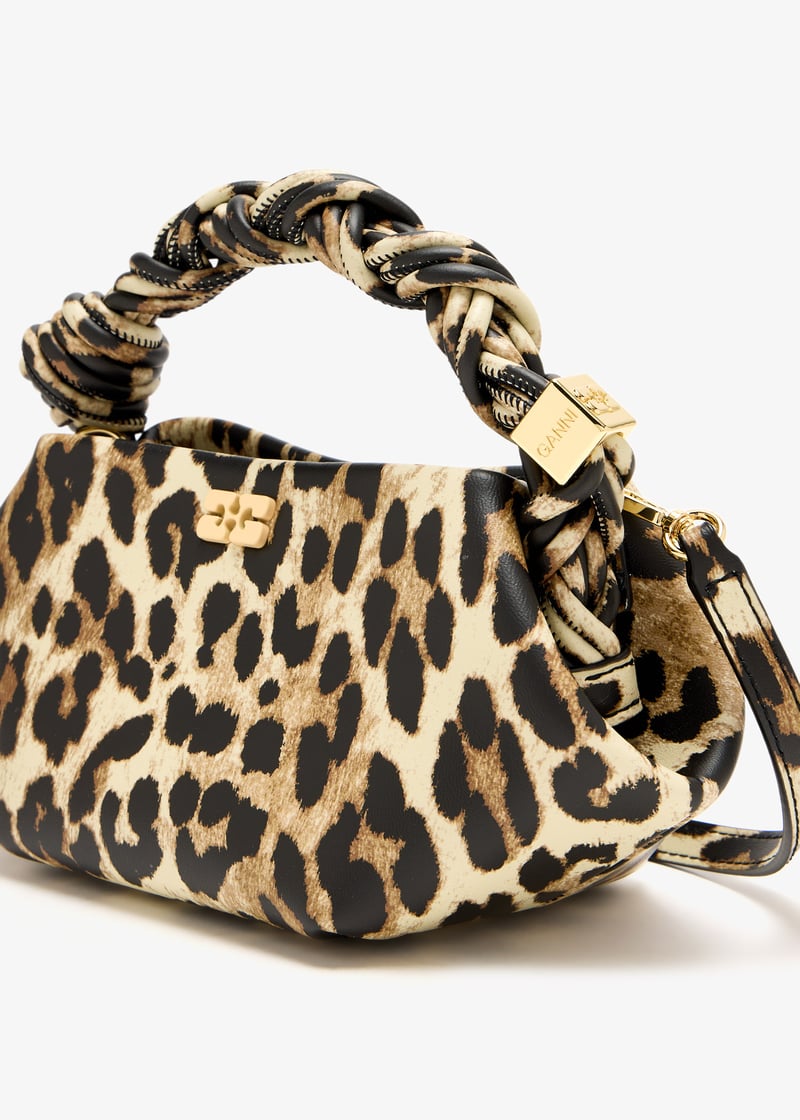 トートバッグ Ganni FW25 GANNI Bags.. (A6948 943) Ganni Mini GANNI Bou bag for Women - Animal Printed in UAE