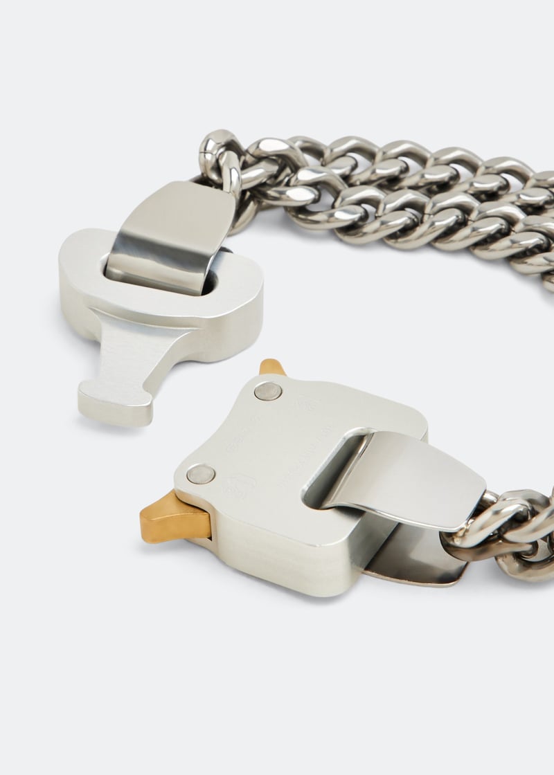 Alyx Double chain bracelet for Men - Silver in UAE | Level Shoes