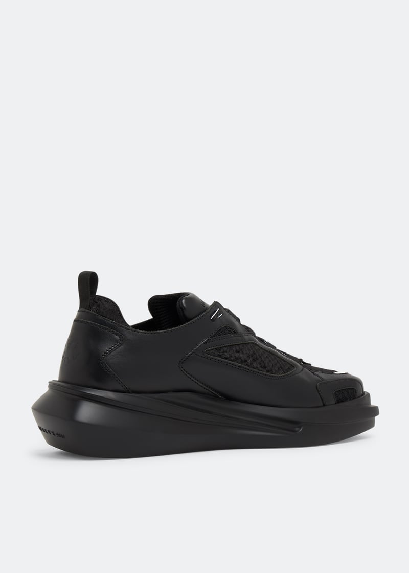 ALYX モノハイキングスニーカー ベージュ 1017 ALYX 9SM Mono Hiking pebbled-leather high-top sneakers