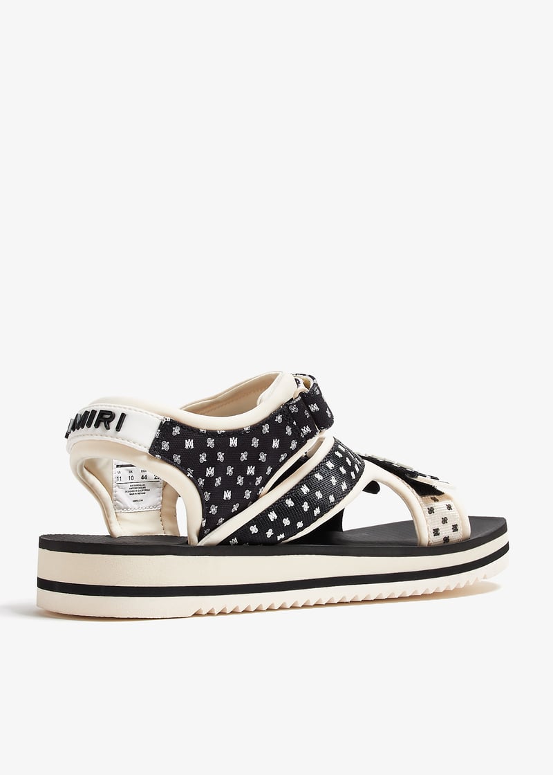 【AMIRI】男性 MA PAISLEY SANDAL サンダル AMFOSD1002-218 AMIRI Black & Off-White 'MA' Paisley Sandals Amiri