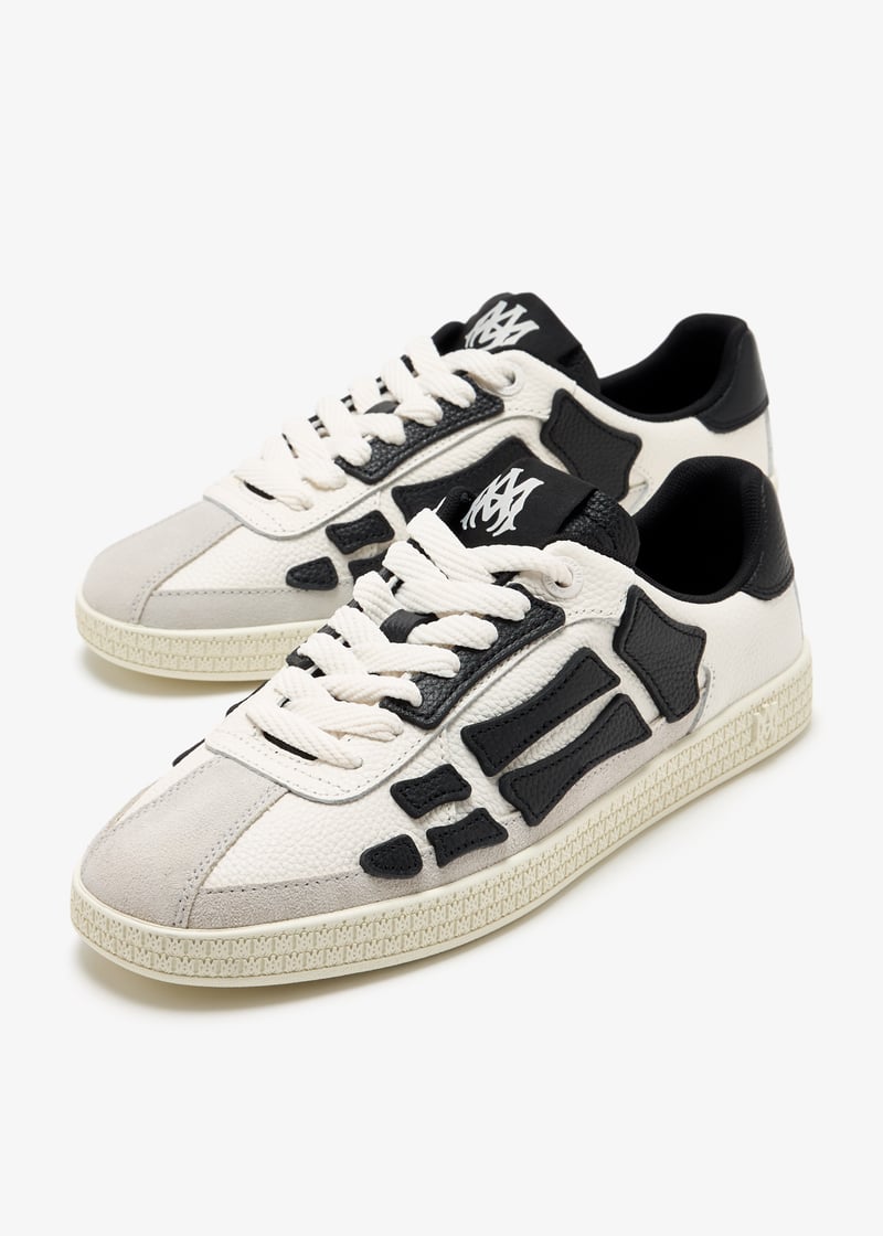 スニーカー AMIRI SNEAKER (AMFOSR1136) Crystal Skel Top Low Sneaker Grey | The Webster