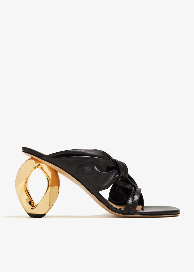 JW Anderson Chain heel sandals for Women - Black in UAE