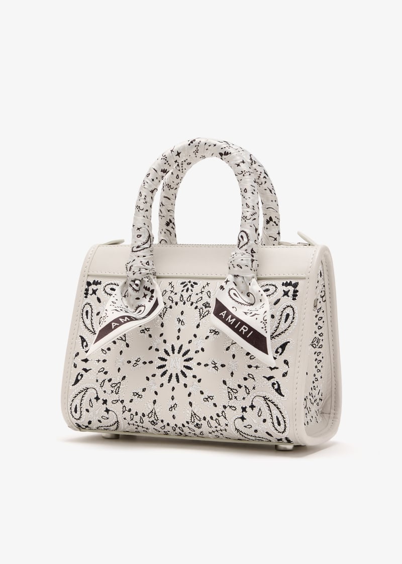 AMIRI Bandana Micro Triangle bag for Women - Cream in UAE