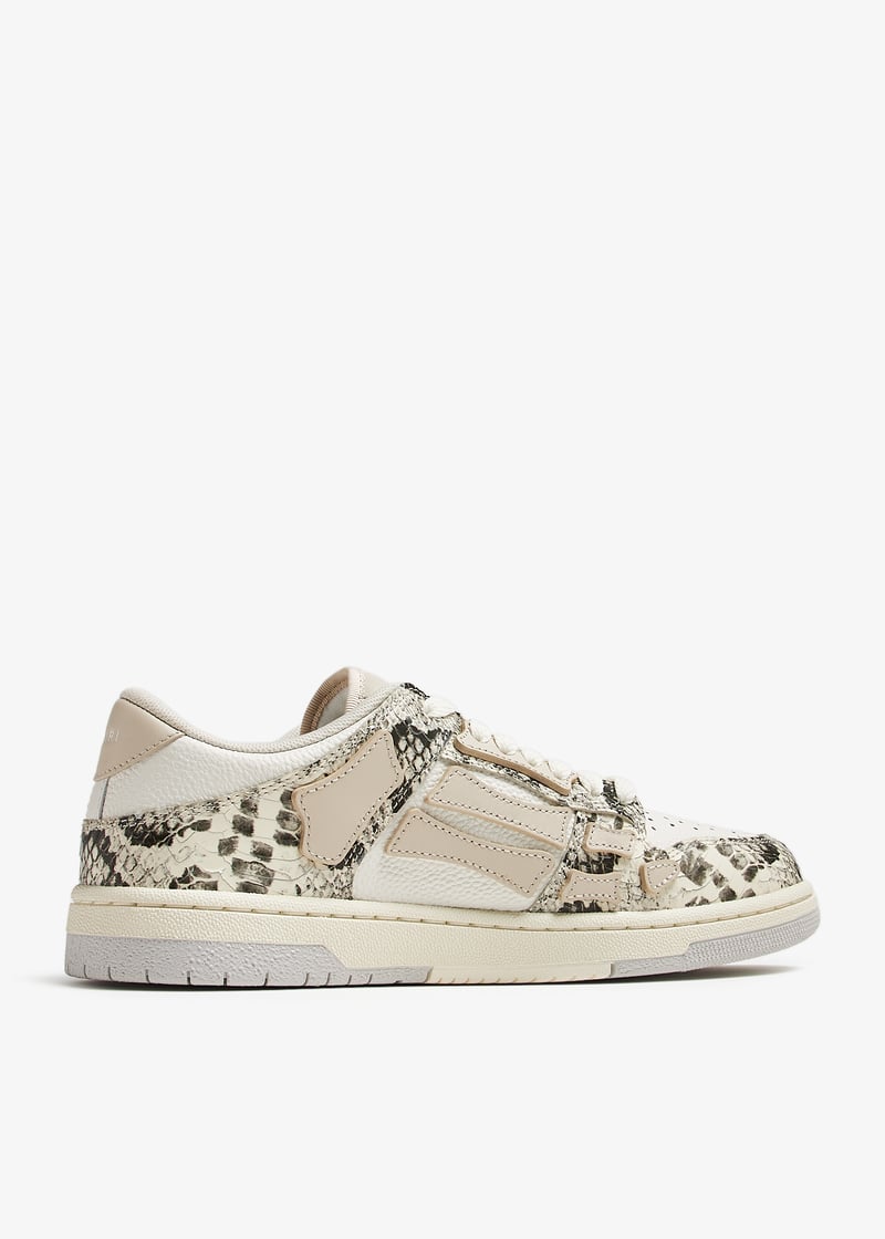 【AMIRI】Snake Skel-Top ローカットスニーカー AMIRI Snake Skel low-top sneakers for Women - Animal Printed