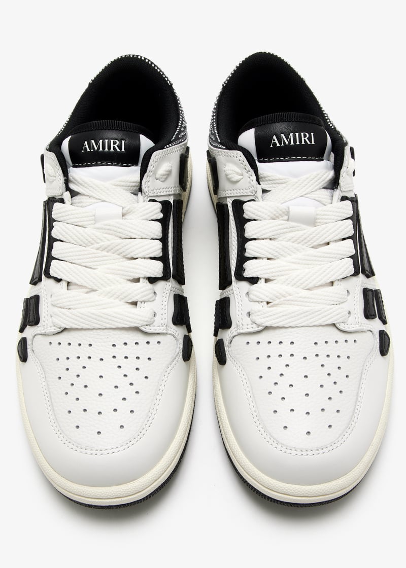 スニーカー AMIRI FW25 SKEL LOW TOP (AWFOSR1114 EVENING SA) Skel Top Low - Asphalt – Feature