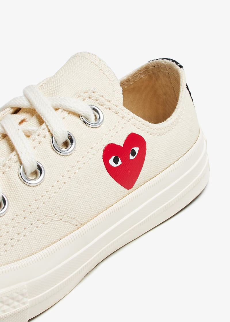 Comme des Garçons PLAY X Converse sneakers for Kids Unisex
