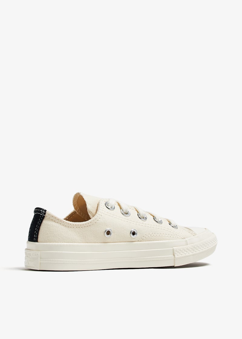 スニーカー COMME des GARCONS SNEAKER (AZK129001 WHITE) Comme des Garçons PLAY X Converse sneakers for ADULT-UNISEX