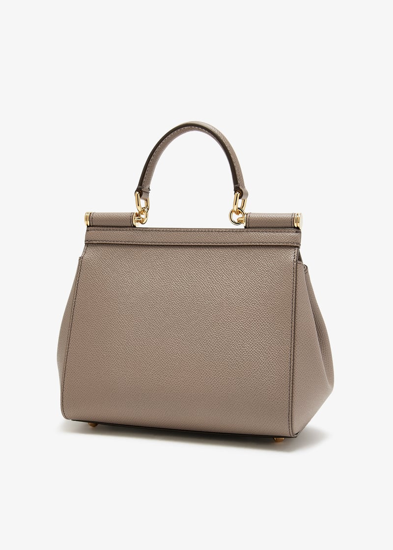 ハンドバッグ Dolce&Gabbana Taupe Sicily Medium Handbag Dolce&Gabbana My Sicily bag for Women - Taupe in Qatar