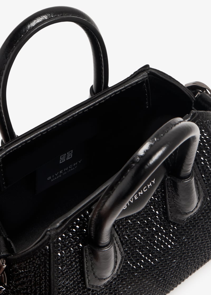 24AW new/GIVENCHY アンティゴナマイクロトート Bag Black Micro Antigona bag in Box leather in - black | Givenchy US