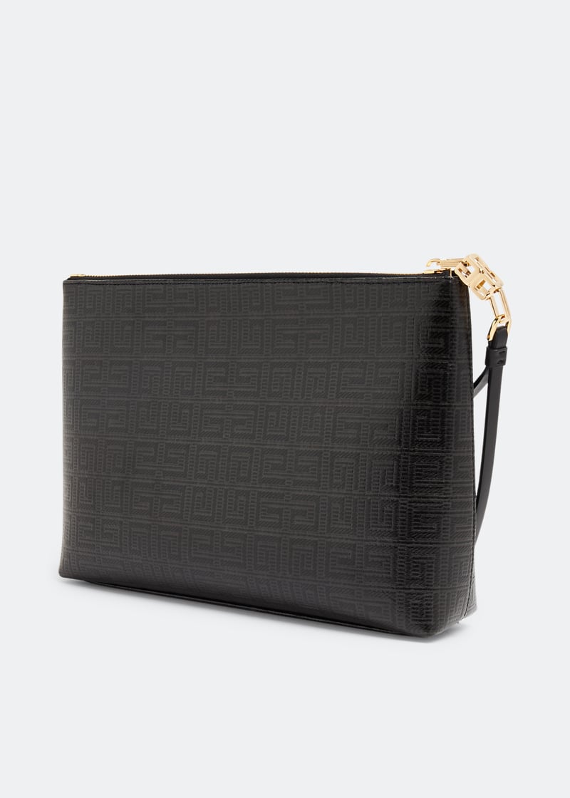 Givenchy 4G coated canvas large pouch for Women - Black in