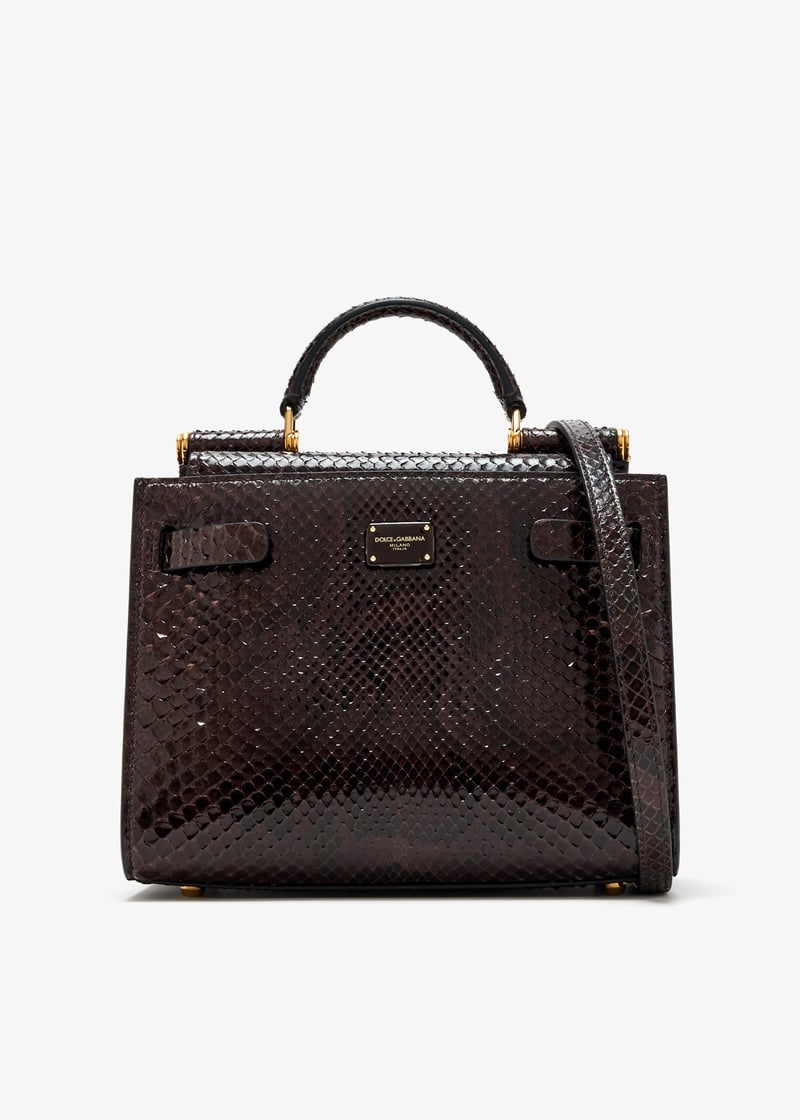 Dolce&Gabbana Small python skin Sicily 62 bag for Women