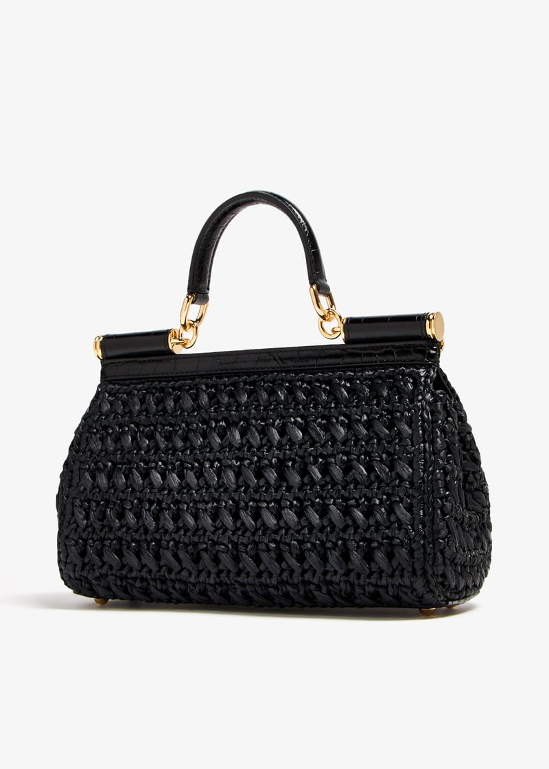 【関税&送料込】Dolce&Gabbana Big My Sicily Bag Dolce&Gabbana Elongated Sicily handbag for Women - Black in