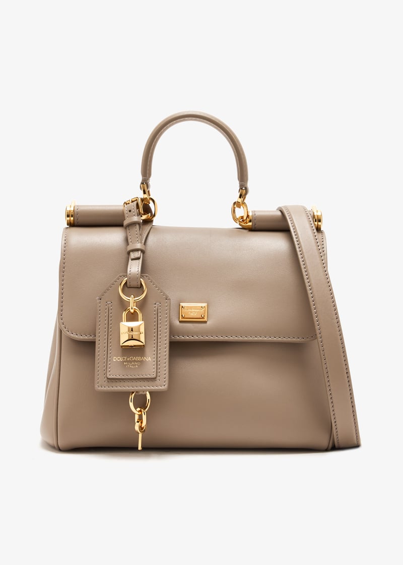バッグ・カバンその他 Dolce&Gabbana Large caramel Sicily Hand Bag Dolce&Gabbana My Sicily bag for Women - Taupe in Qatar