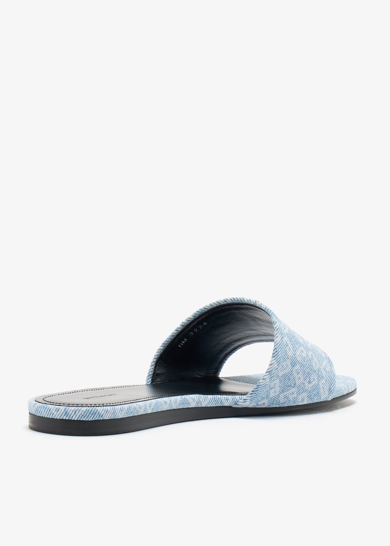 Givenchy 4G flat sandals for Women - Blue in UAE | Level Shoes