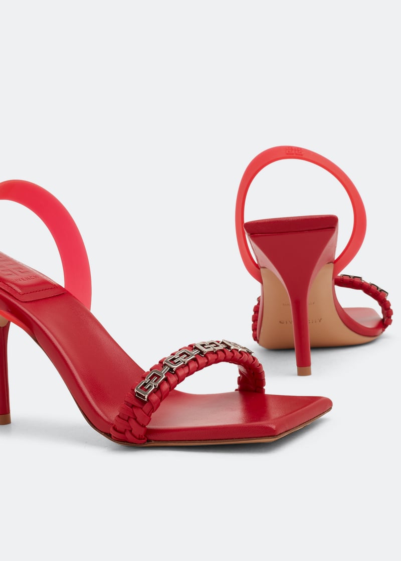 サンダル・ミュール GIVENCHY FW24 Givenchy With Heel Red (BE403L E257600) Givenchy Mule shoes for Women | Online Sale up to 56% off | Lyst