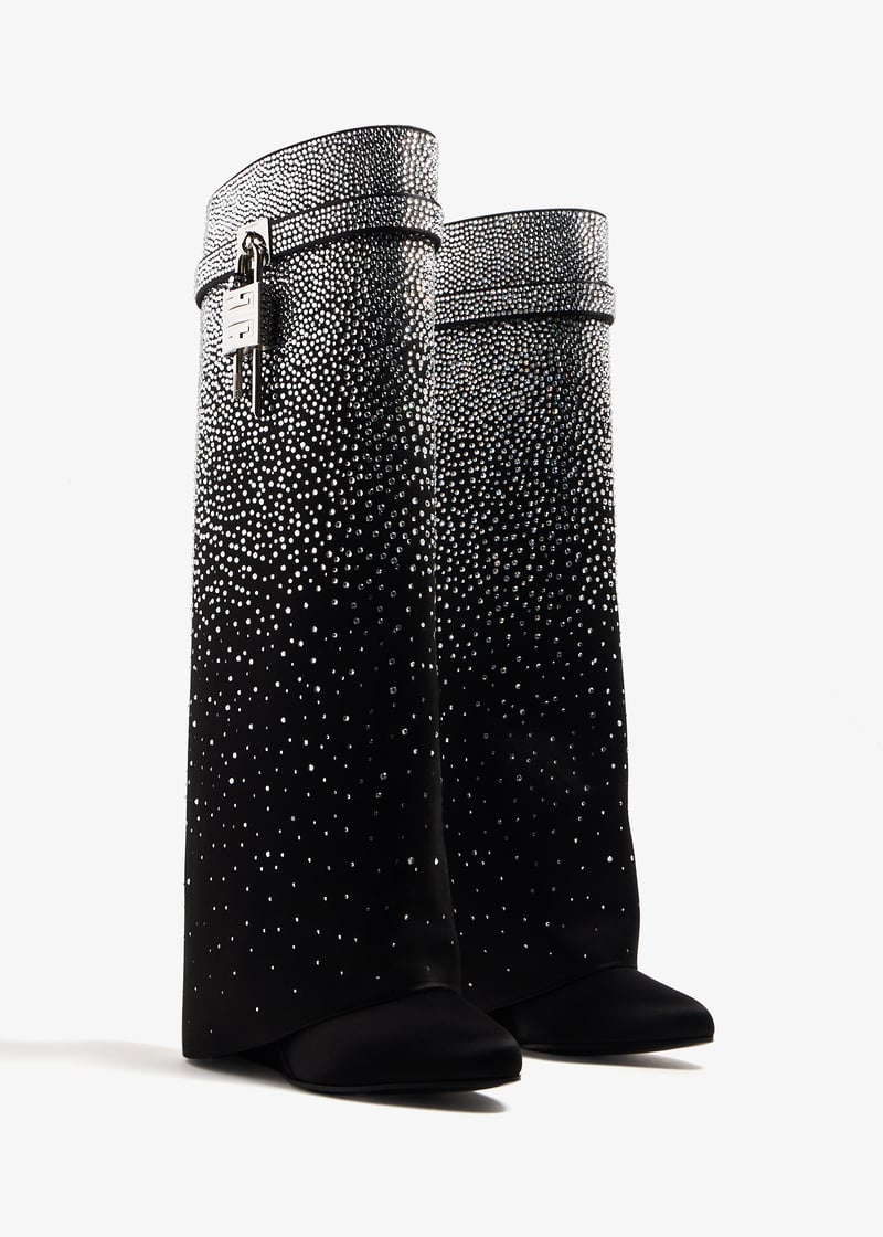 Givenchy Shark Lock pant boots for Women - Black in Qatar