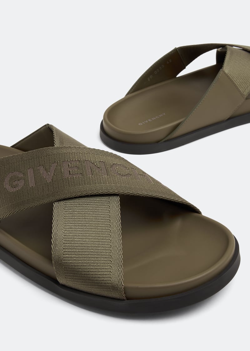 Givenchy G Plage sandals for Men - Green in UAE | Level Shoes