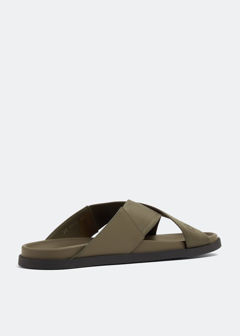 【関税込み】Givenchy カーキ G Plage サンダル Givenchy G Plage sandals for Men - Green in UAE | Level Shoes