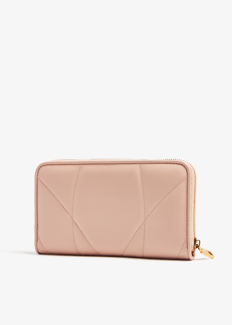 Dolce&Gabbana Devotion zip-around wallet for Women - Pink in
