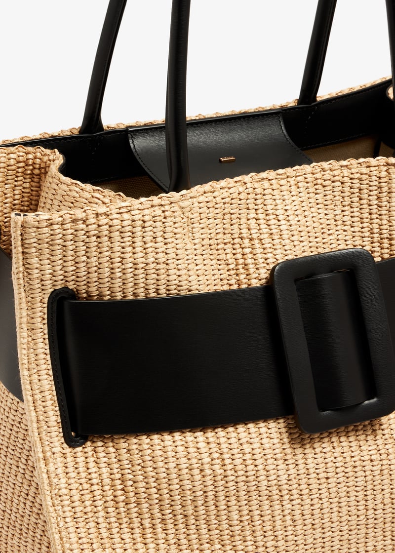 BOYY Bobby Soft raffia bag for Women - Beige in UAE | Level