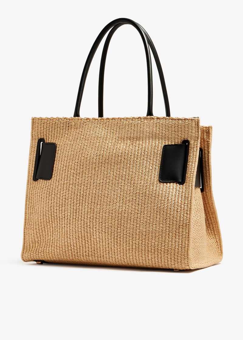 BOYY Bobby Soft raffia bag for Women - Beige in UAE | Level