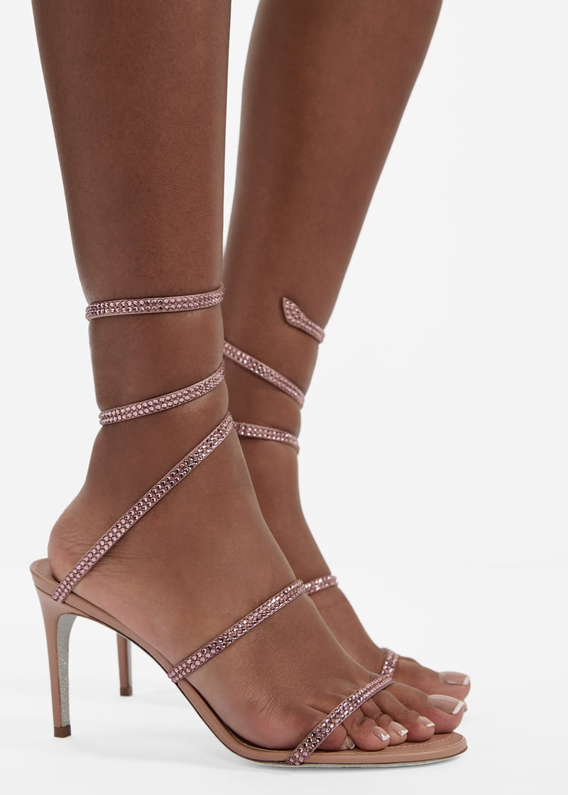 René Caovilla Cleo crystal-embellished sandals for Women