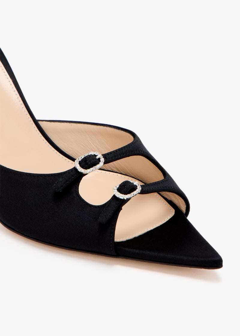 Andrea Wazen Carol mules for Women - Black in Qatar | Level